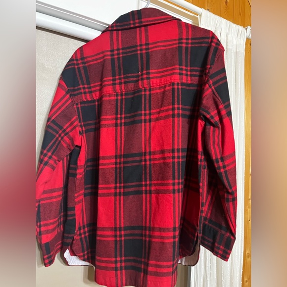 Aeropostale Light Plaid Shacket - Picture 3 of 3